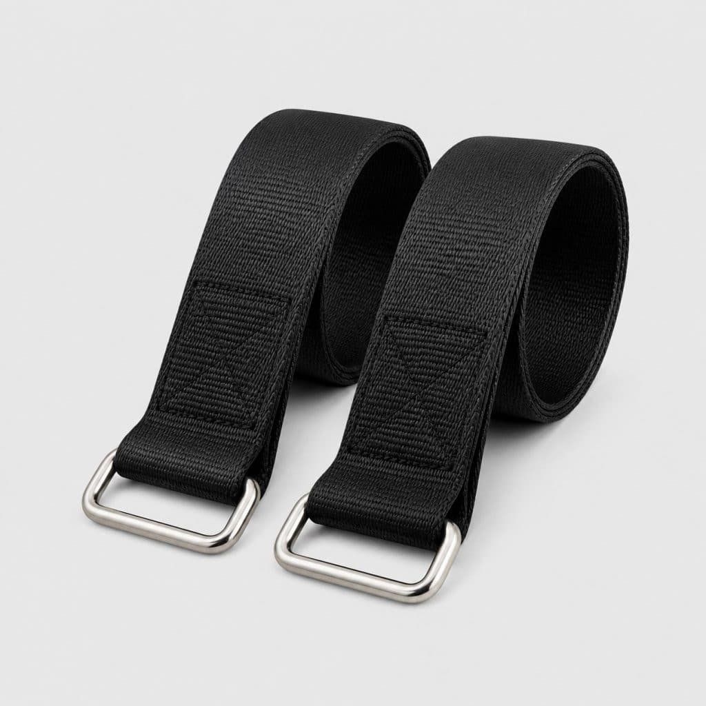 Kit de deux sangles larges de suspension pour hamac
