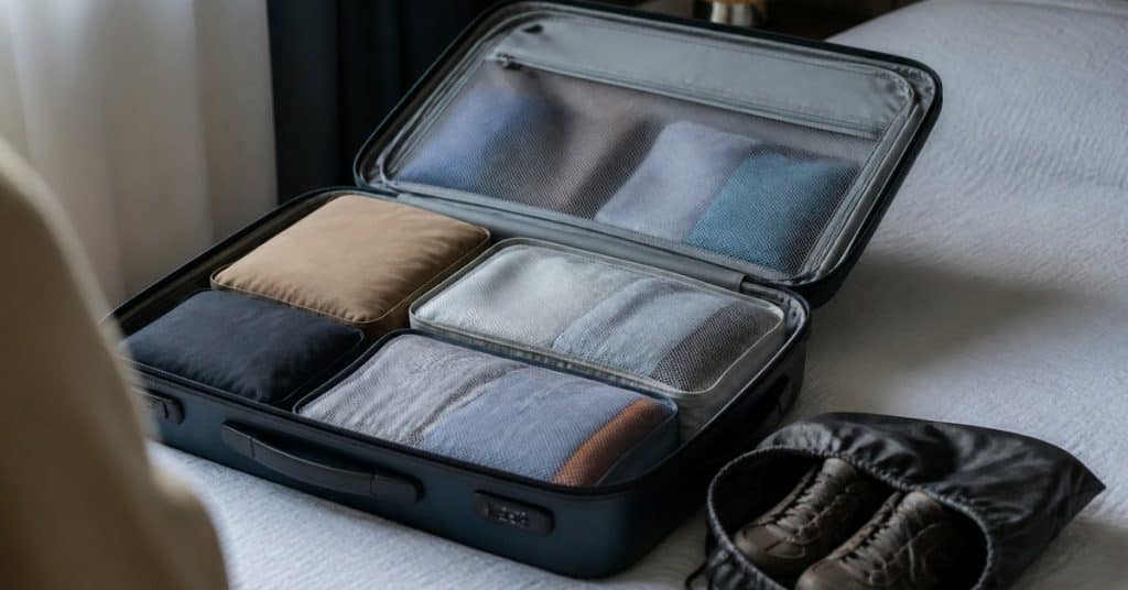 Pourquoi utiliser un sac à chaussures en voyage ?
